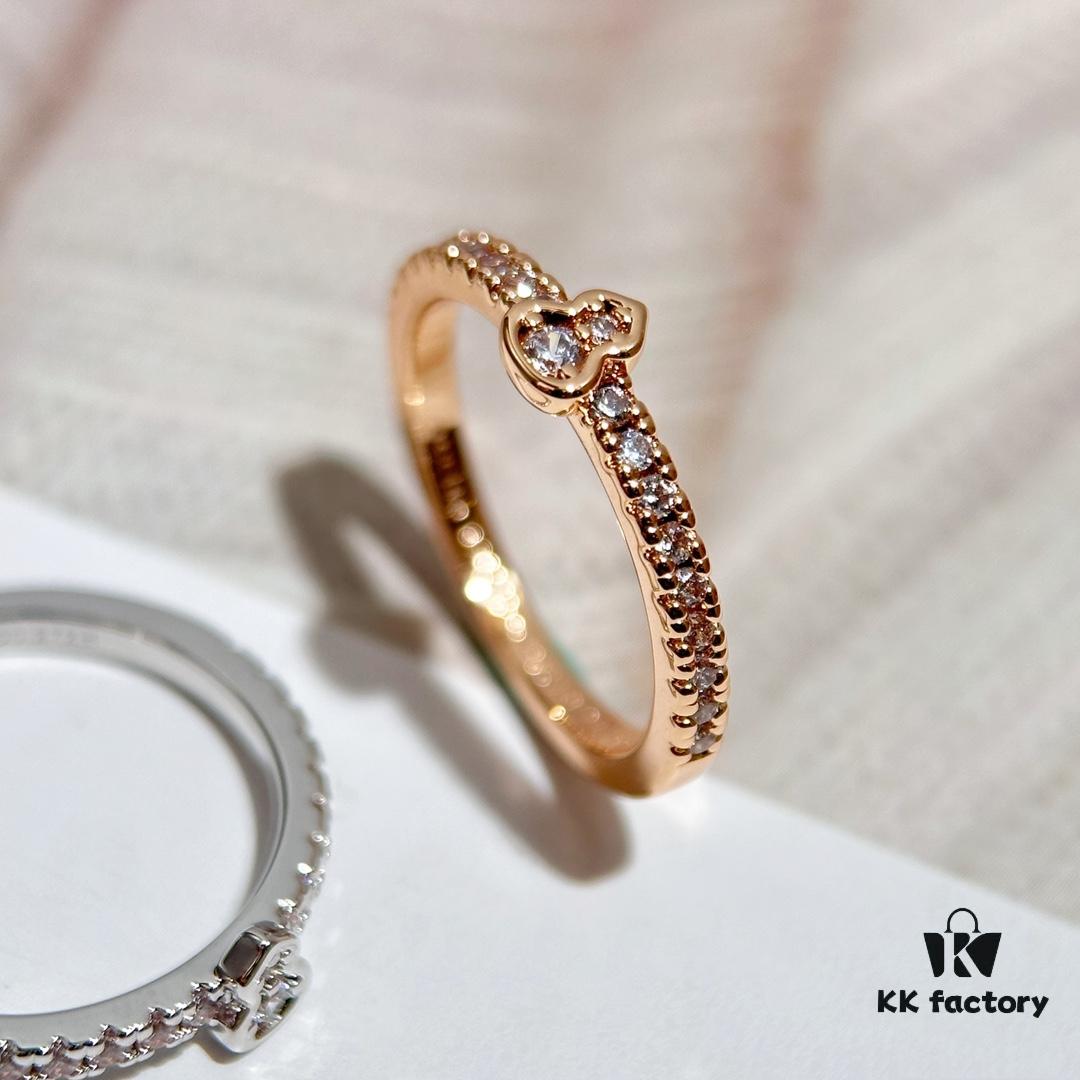 Qeelin Qilin Petite Wulu Diamond-Set Gourd Ring