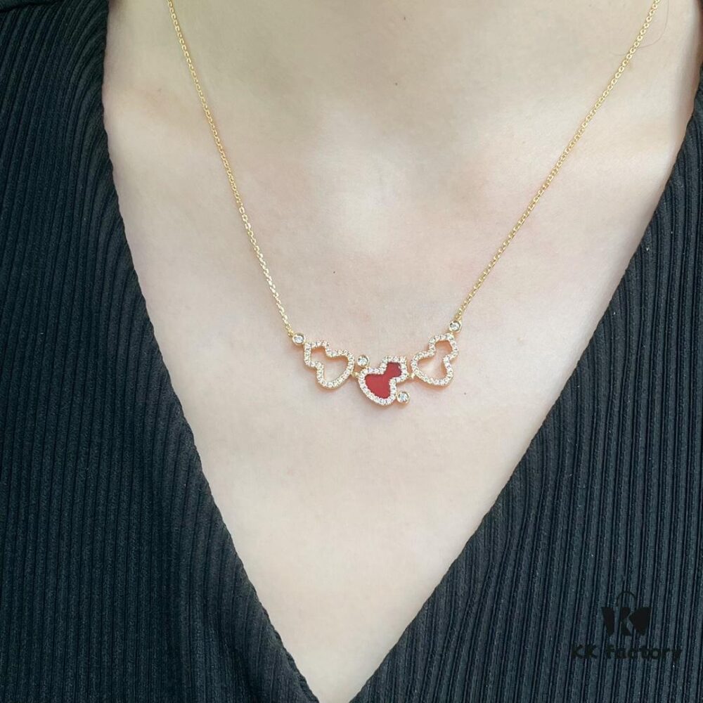 692fdbab99f2d84055c8b19c Kylin Red Agate Three Gourds Necklace