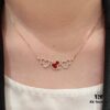 692fdbab99f2d84055c8b19e Kylin Red Agate Three Gourds Necklace