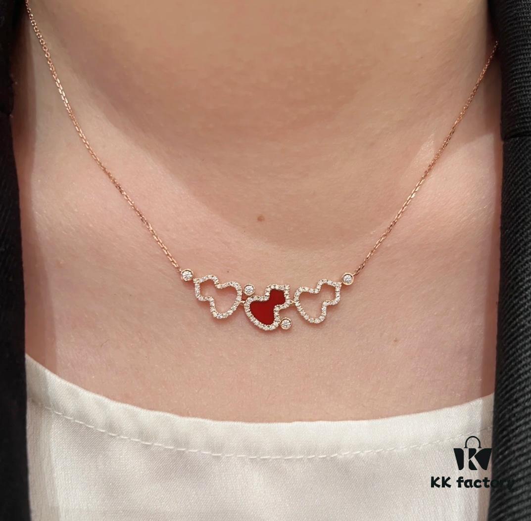 692fdbab99f2d84055c8b19e Kylin Red Agate Three Gourds Necklace