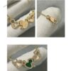 Kylin Green Jade Three Gourds Necklace