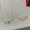 Kylin Green Jade Three Gourds Necklace
