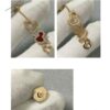 692fdbc499f2d84055c8b1c9 Kylin Red Agate Three Gourd Stud Earrings