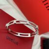 692fdbd099f2d84055c8b1db Qeelin 2022 New Arrival Hollow Full Diamond Gourd Bangle, High Jewelry Combining Chinese Elements with Modern Design, Blossom-Inspired Wulu Shape, Celebrating Spring and Fortune in Timeless Style, Crafted in Premium V Gold with Platinum and Rose Gold Options