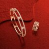 692fdbd399f2d84055c8b1df Qeelin 2022 New Arrival Hollow Full Diamond Gourd Bangle, High Jewelry Combining Chinese Elements with Modern Design, Blossom-Inspired Wulu Shape, Celebrating Spring and Fortune in Timeless Style, Crafted in Premium V Gold with Platinum and Rose Gold Options