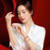 692fdbdb99f2d84055c8b1eb Qeelin 2022 New Arrival Hollow Full Diamond Gourd Bangle, High Jewelry Combining Chinese Elements with Modern Design, Blossom-Inspired Wulu Shape, Celebrating Spring and Fortune in Timeless Style, Crafted in Premium V Gold with Platinum and Rose Gold Options