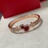 692fdbdc99f2d84055c8b1ed V Gold Qeelin Carved Red Agate Gourd Bracelet 🌹 Adorable Design 😍 Elegant Silhouette with Minimalist Lines 🥰 Sophisticated and Chic 👍👍