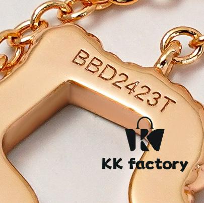 692fdbde99f2d84055c8b1f1 Brand New Wulu Legend Series Gourd Necklace, Rose Gold with Diamond and Red Enamel Accents