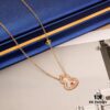 692fdbe199f2d84055c8b1f7 Brand New Wulu Legend Series Gourd Necklace, Rose Gold with Diamond and Red Enamel Accents