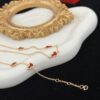 Red Agate Pendant Necklace / Bracelet