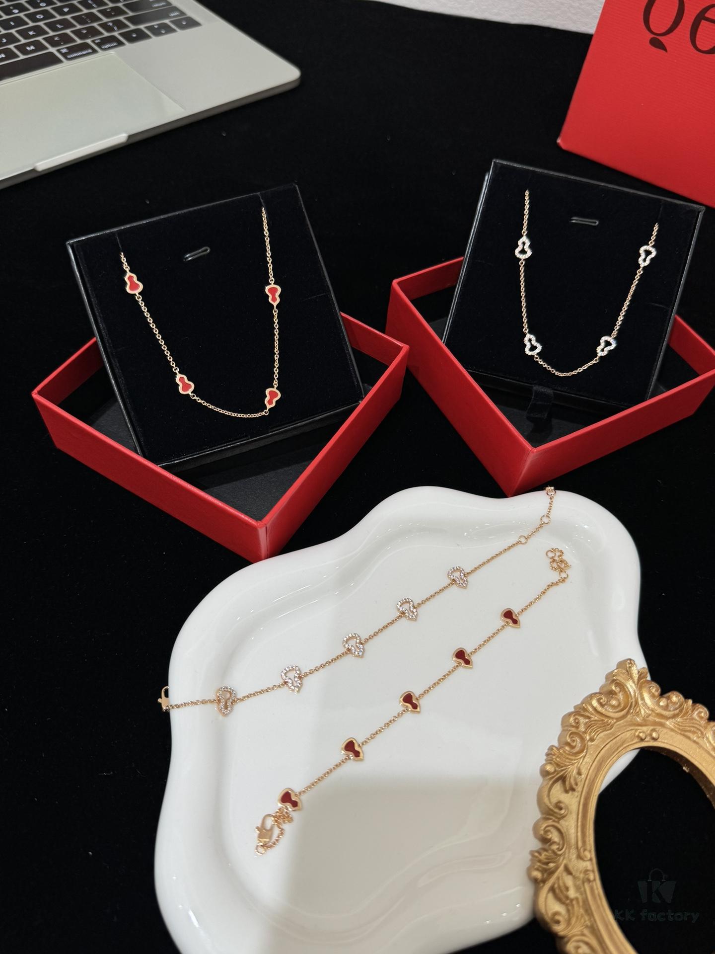 692fdbf199f2d84055c8b213 Q*eelin Qilin 2024 New Wulu Series Eight Blessings Necklace / Five Blessings Bracelet in Gift Box Packaging 🎁