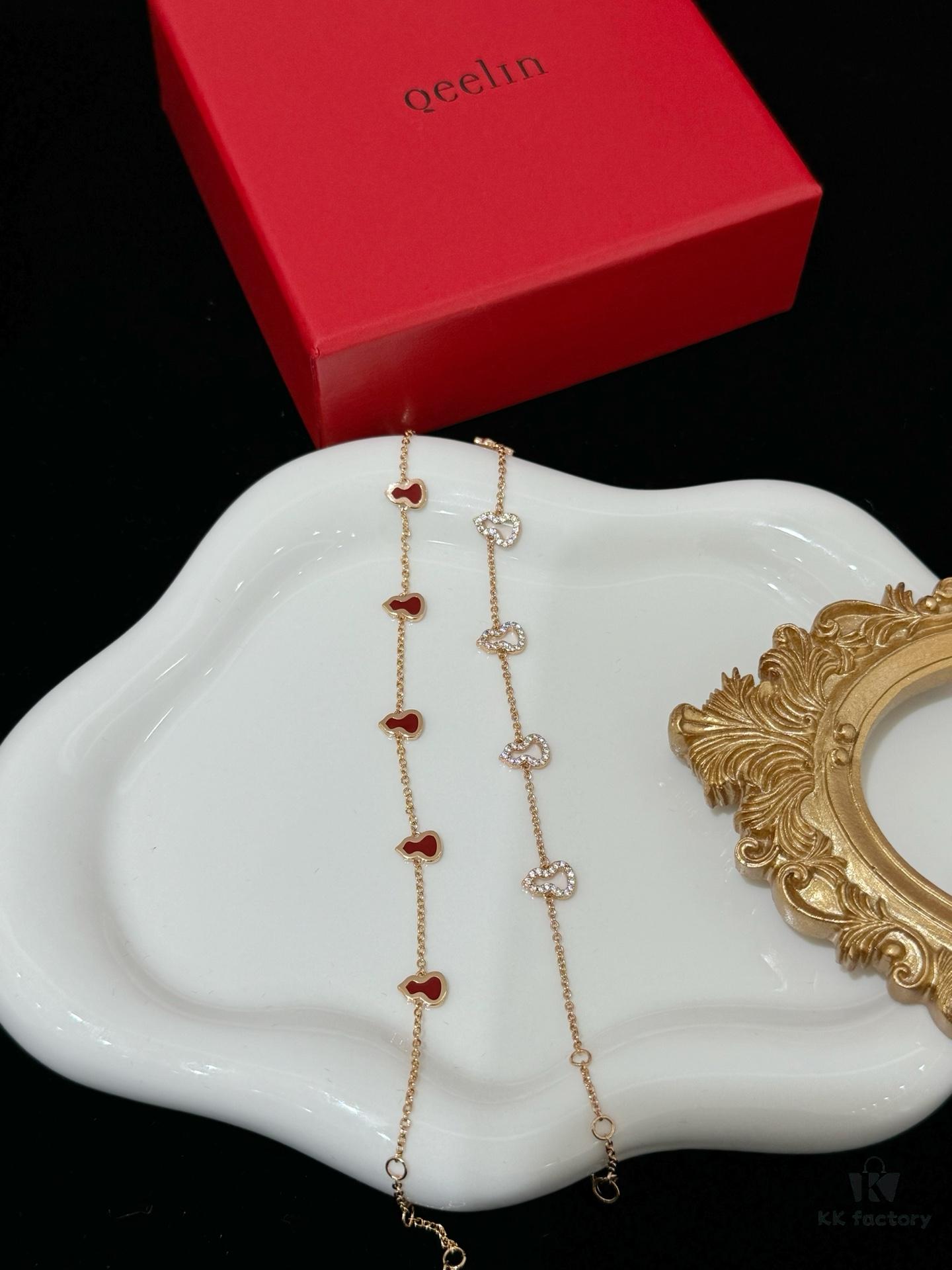 692fdbf399f2d84055c8b216 Q*eelin Qilin 2024 New Wulu Series Eight Blessings Necklace / Five Blessings Bracelet in Gift Box Packaging 🎁