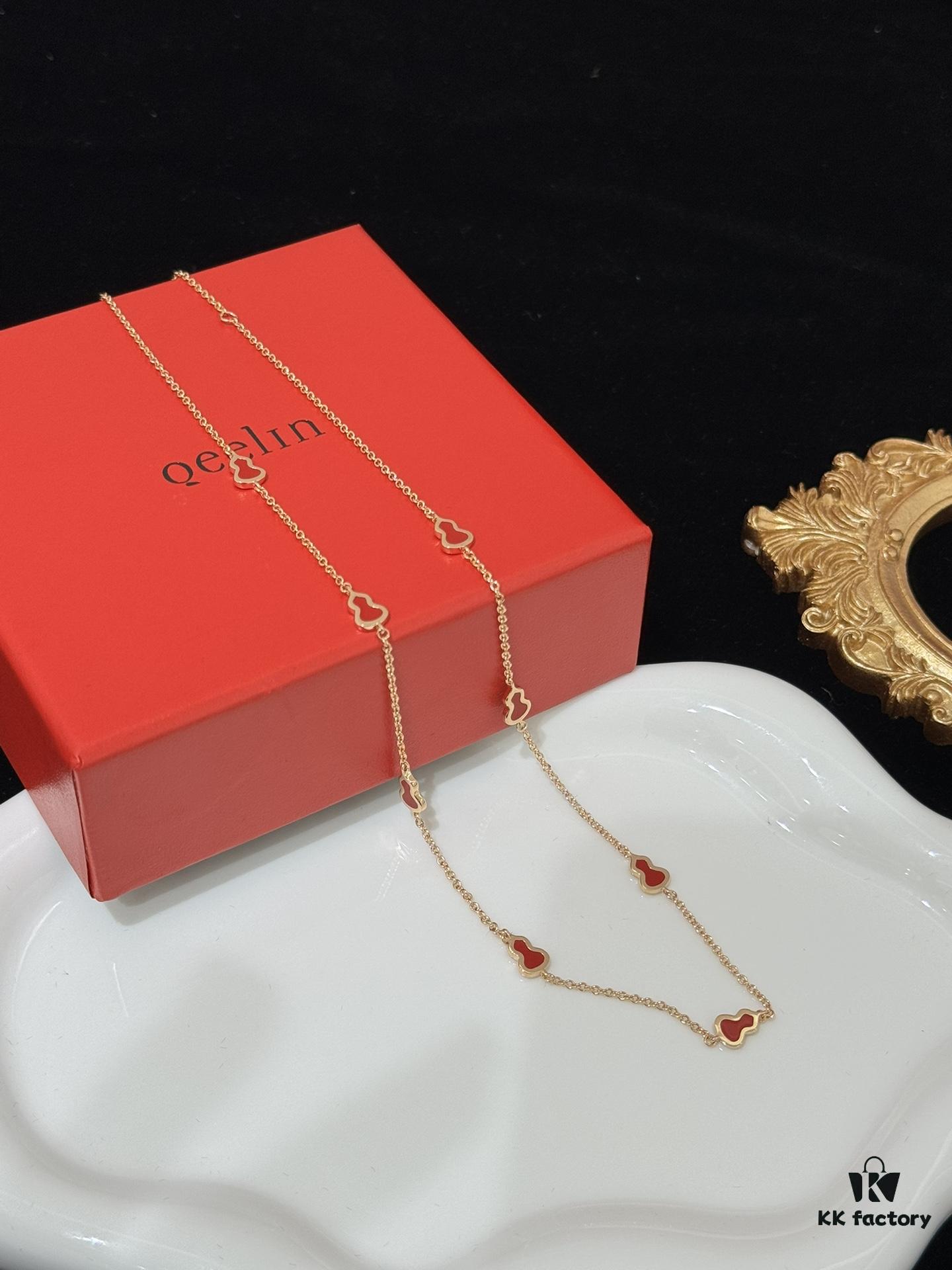 692fdbf499f2d84055c8b218 Q*eelin Qilin 2024 New Wulu Series Eight Blessings Necklace / Five Blessings Bracelet in Gift Box Packaging 🎁