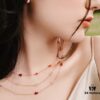 692fdbf499f2d84055c8b219 Qeelin Mini 8 Lotus Diamond Necklace 🌹 Adorable Design 😍 Elegant Simplicity with Wulu Silhouette 🥰 Sophisticated and Charming 😊 Qeelin x LibeiKa Exclusive Limited Edition