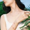692fdbf599f2d84055c8b21a Qeelin Mini 8 Lotus Diamond Necklace 🌹 Adorable Design 😍 Elegant Simplicity with Wulu Silhouette 🥰 Sophisticated and Charming 😊 Qeelin x LibeiKa Exclusive Limited Edition