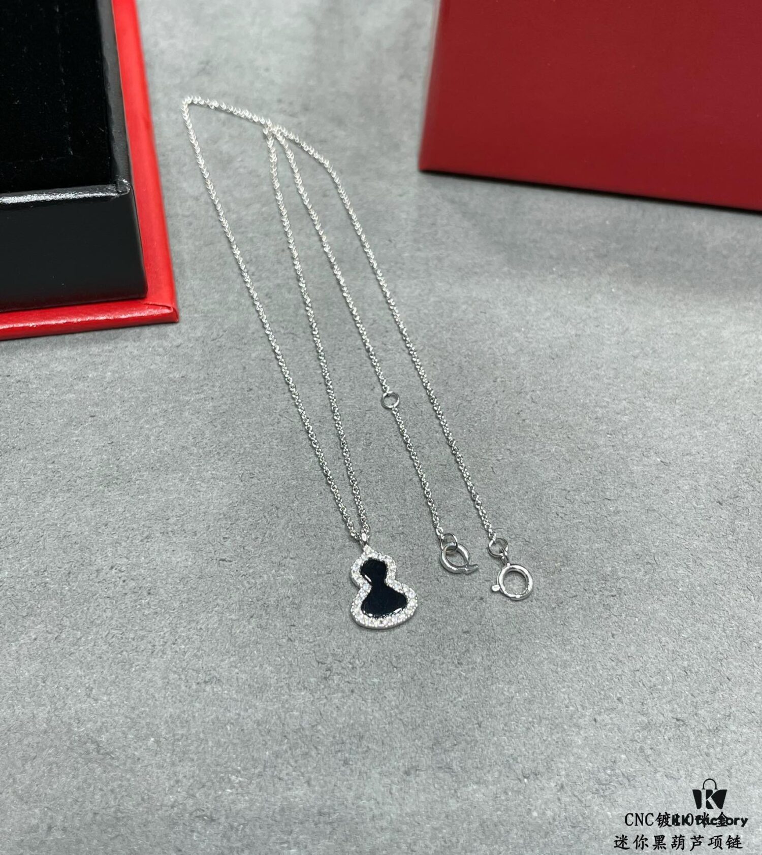 692fdc1199f2d84055c8b23d Kirin Mini Black Gourd Necklace, Attracts Wealth and Enhances Luck, Stylish Design, Excellent Look When Worn, Versatile Match, Thick Gold Plating with Premium Real-Gold Appearance