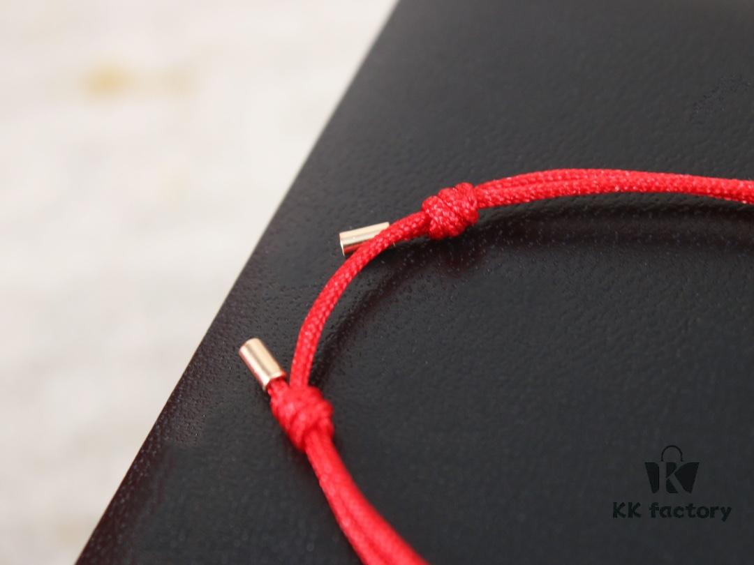 Qeelin Qilin Full Diamond Gourd Red String Bracelet