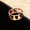 692fdc5099f2d84055c8b299 Hulu Wulu Series Ring, Composed of Eight Gourds, Hand-Set Diamonds, Thick Gold Plating for Long-Lasting Color Retention