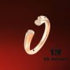 692fdc5699f2d84055c8b2a3 Qeelin Kissing Gourds Limited Edition Ring for Qixi Festival, Full Diamond, Openable Design, Symbolizing Companionship and Closeness