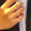 692fdc5999f2d84055c8b2a9 Qeelin Kissing Gourds Limited Edition Ring for Qixi Festival, Full Diamond, Openable Design, Symbolizing Companionship and Closeness