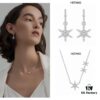 692fdc5c99f2d84055c8b2ad HEFANG Jewelry Frost Snow Collarbone Chain Simple Versatile Pendant Necklace Gift for Girlfriend