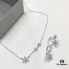 692fdc5e99f2d84055c8b2ae HEFANG Jewelry Frost Snow Collarbone Chain Simple Versatile Pendant Necklace Gift for Girlfriend