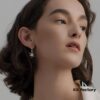 HEFANG Jewelry Mini Velvet Snow Earrings for Women, Designer Elegant Pendant Earrings, New Arrival Ear Accessories