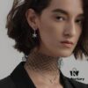 HEFANG Jewelry Mini Velvet Snow Earrings for Women, Designer Elegant Pendant Earrings, New Arrival Ear Accessories