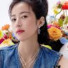 692fdc6f99f2d84055c8b2c4 HEFANG Jewelry Cream Twirl Earrings - Limited Edition Design, Ear Studs, Gift for Qixi Festival (Same Style as Zhou Yutong)