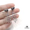 692fdc7099f2d84055c8b2c7 HEFANG Jewelry Cream Twirl Earrings - Limited Edition Design, Ear Studs, Gift for Qixi Festival (Same Style as Zhou Yutong)