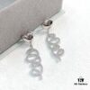 692fdc7199f2d84055c8b2ca HEFANG Jewelry Cream Twirl Earrings - Limited Edition Design, Ear Studs, Gift for Qixi Festival (Same Style as Zhou Yutong)