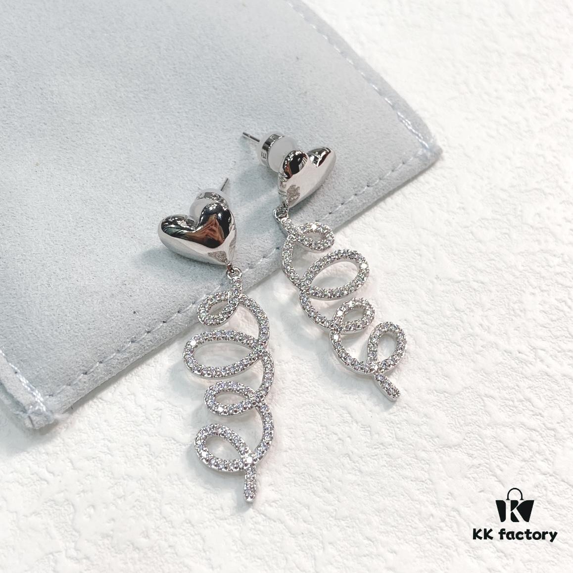 692fdc7399f2d84055c8b2cd HEFANG Jewelry Cream Twirl Earrings - Limited Edition Design, Ear Studs, Gift for Qixi Festival (Same Style as Zhou Yutong)