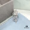 [Same Style as Zhou Yutong] Hefang Cream Spiral Stud Clip-on Earrings, Ear Cuff for Non-Pierced Ears, Women's Gift for Qixi Festival