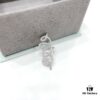 [Same Style as Zhou Yutong] Hefang Cream Spiral Stud Clip-on Earrings, Ear Cuff for Non-Pierced Ears, Women's Gift for Qixi Festival