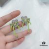 Floral Blossom Stud Earrings