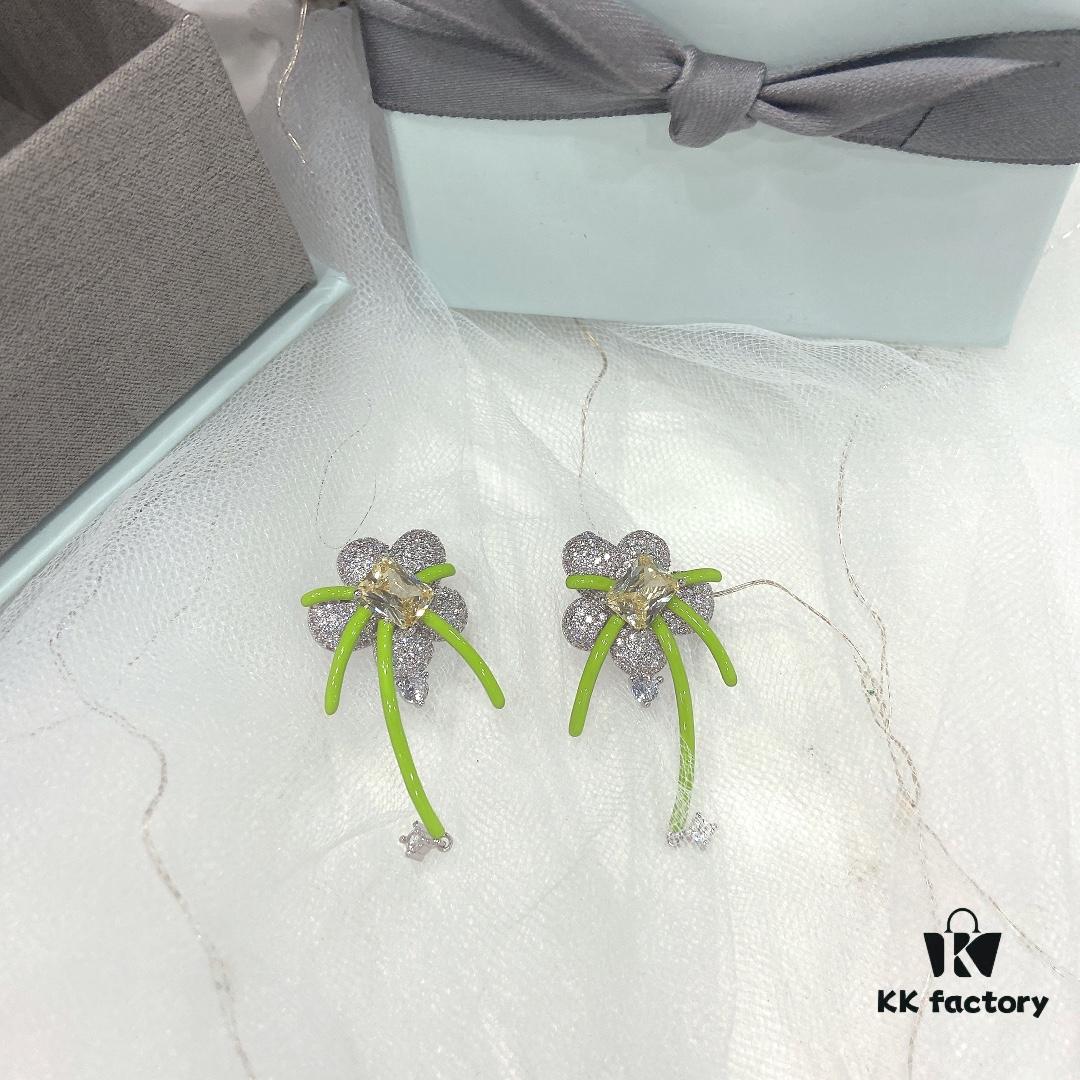Floral Blossom Stud Earrings
