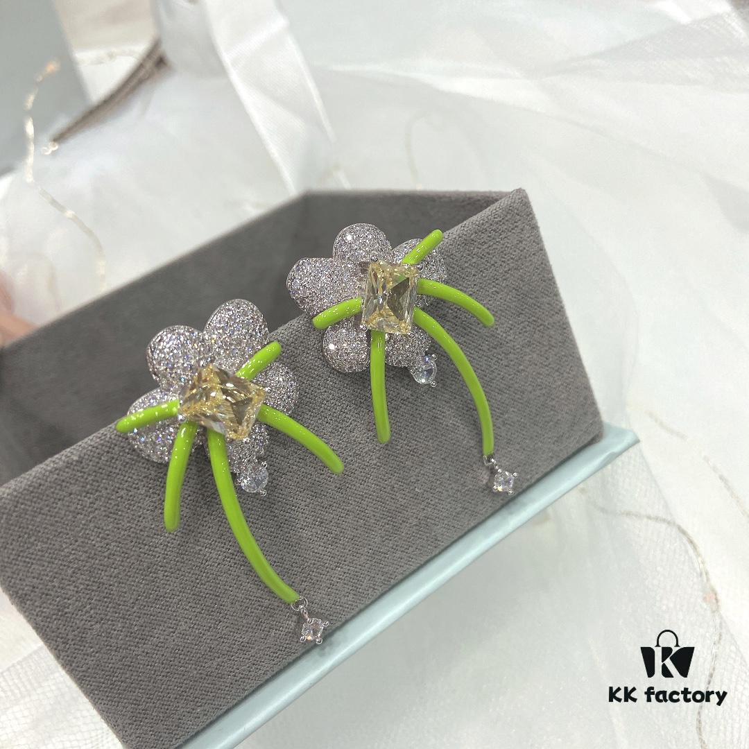 Floral Blossom Stud Earrings