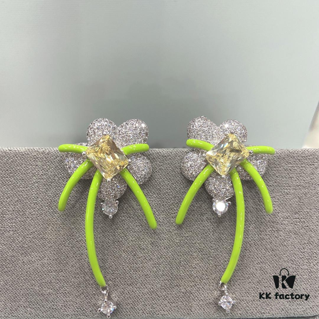 Floral Blossom Stud Earrings