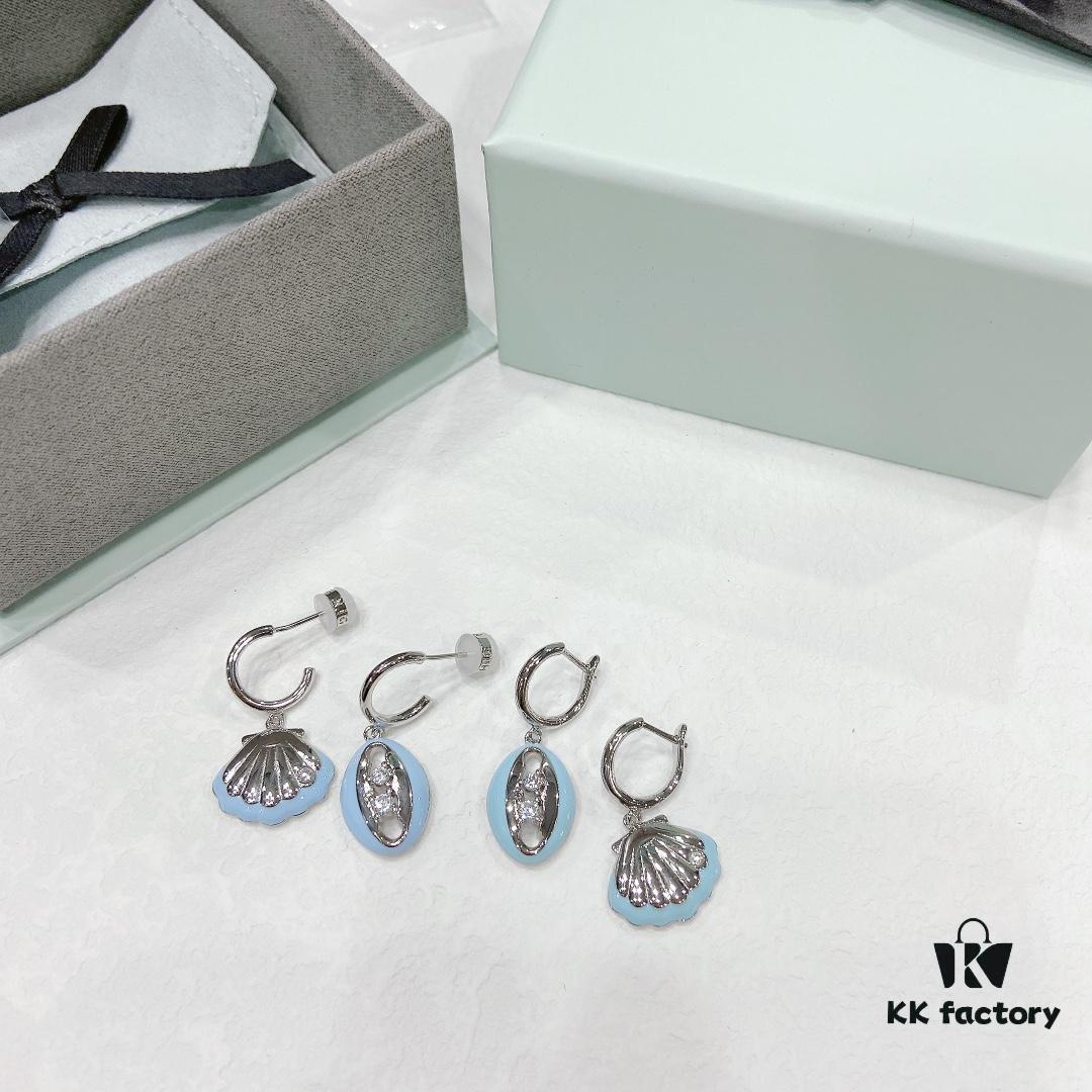 692fdc7f99f2d84055c8b2e6 Shell Pendant Earrings Studs, Women's Minimalist Luxury Personality Drop Earrings