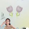Qixi Gift 🎁 HEFANG New Arrival Tulip 🌷 Earrings, Elegantly Chic and Adorably Cute!