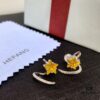 692fdc9b99f2d84055c8b31e Qixi Gift 🎁 HEFANG Jewelry Meteor Starfruit Earrings, Sweet and Stylish, Full Silver High Version with Logo