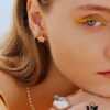 692fdc9b99f2d84055c8b320 Qixi Gift 🎁 HEFANG Jewelry Meteor Starfruit Earrings, Sweet and Stylish, Full Silver High Version with Logo