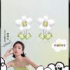 692fdc9e99f2d84055c8b325 Qixi Gift 🎁 HEFANG Creamy Little Flower Stud Earrings, Adorably Cute – Premium Sterling Silver, Same Material as ZP