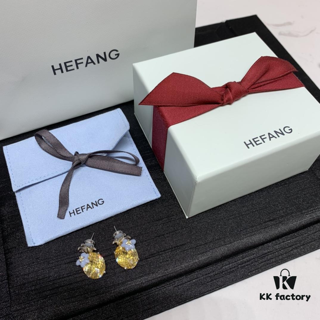 692fdca099f2d84055c8b32b Qixi Gift 🎁 HEFANG Pineapple Earrings 🍍 Perfect for Summer! Full Pure Silver High-End Version