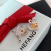 692fdca199f2d84055c8b32d Qixi Gift 🎁 HEFANG Jewelry Meteor Starfruit Earrings, Sweet and Stylish, Full Silver High Version with Logo