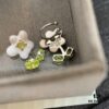 692fdca599f2d84055c8b337 Qixi Gift 🎁 Hefang Ear Cuff, Cream-Colored Little Flower Clip-On Earrings, No Piercing Required, Sold Individually, Left and Right Ear Differentiated