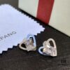 692fdcac99f2d84055c8b341 Qixi Gift 🎁 HEFANG Barbie Sweet Heart Earrings, Crystal Clear Design