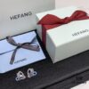 692fdcaf99f2d84055c8b344 Qixi Gift 🎁 HEFANG Barbie Sweet Heart Earrings, Crystal Clear Design