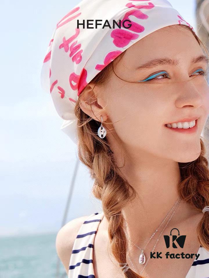 692fdcb799f2d84055c8b352 Qixi Gift 🎁 HEFANG Jewelry Sea Shell Asymmetric Sterling Silver Earrings
