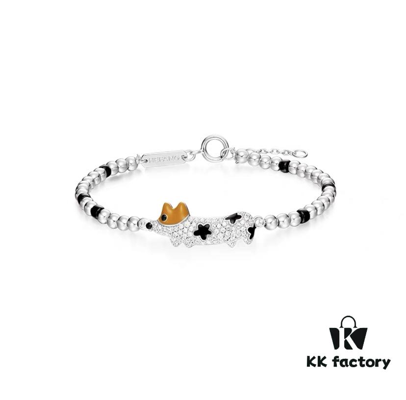 [Same as Zhou Yutong] HEFANG Xiao Hua Corgi Bracelet, Unique Design Bangle Rope, Gift for Women on Qixi Festival